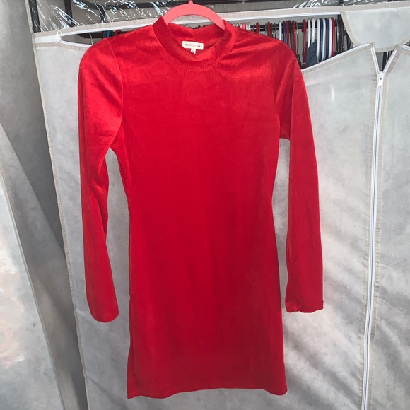 Fashion Nova Dresses & Skirts - Red Long Sleeve Dress